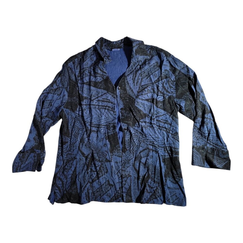 Vintage Tianello Blue Button Down long sleeve alternative